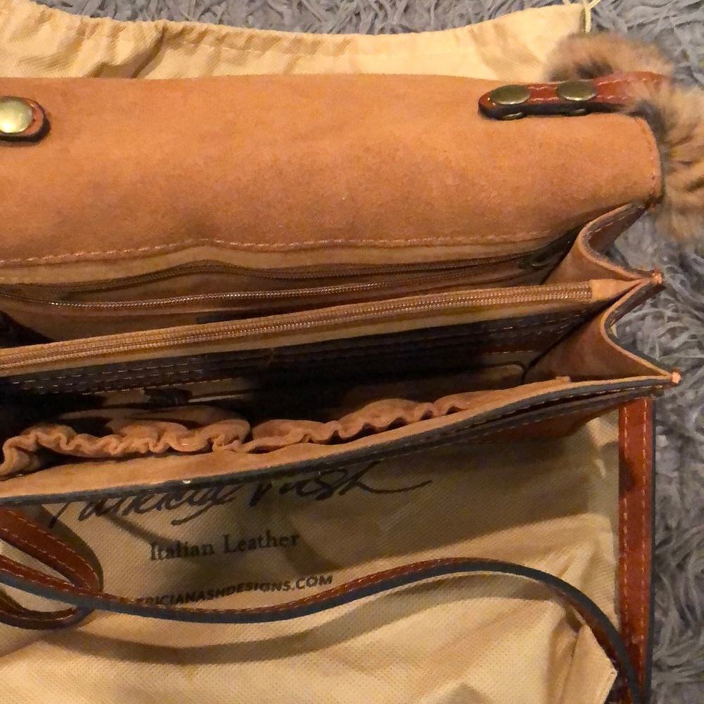 Patricia Nash Italian Leather Handbag - image 5